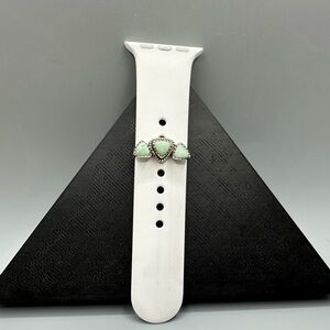 Paloma Turquoise Sterling Silver 925 Watch Band Charm Handmade iWatch